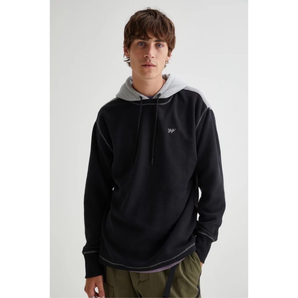 NWT Without Walls Sherpa Mix Hoodie Sweatshirt